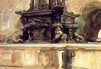 (image for) Handmade oil painting Copy paintings of famous artists John Singer Sargenti's art Bologna Fountain 19